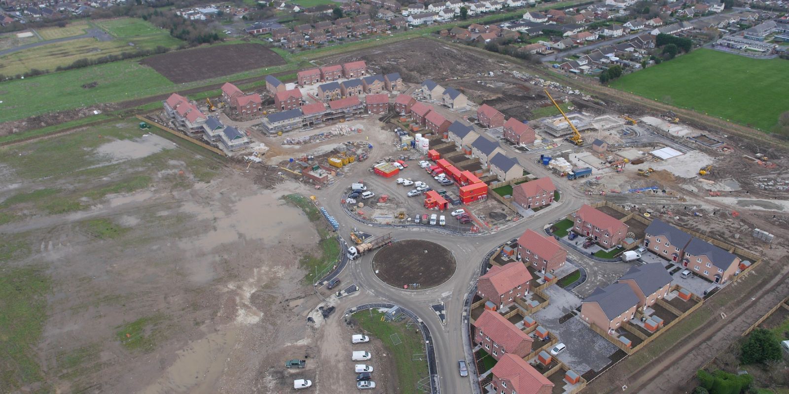 Ground works Mablethorpe - Golf Road mixed use development 