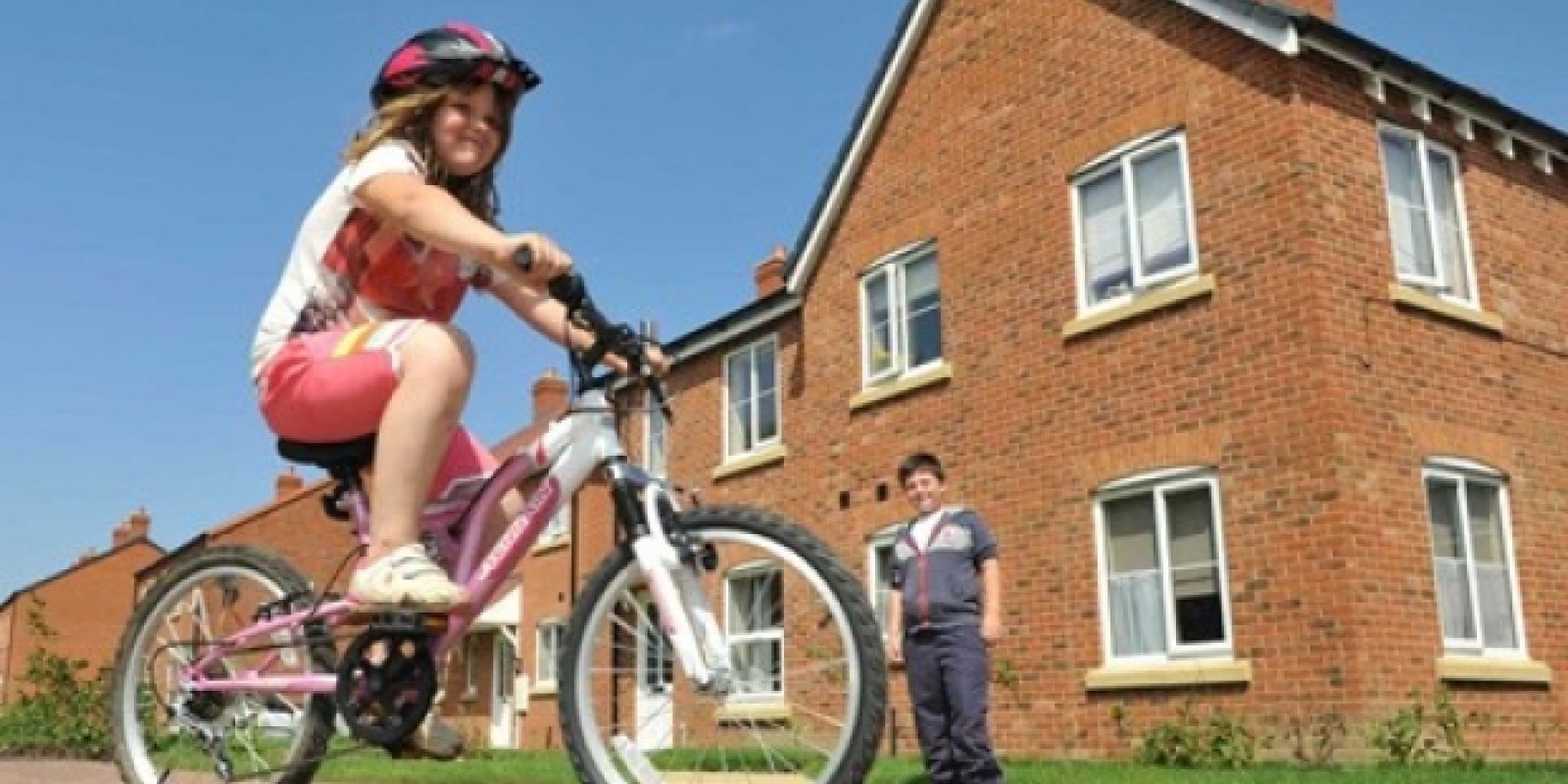 Skegness girl on bike