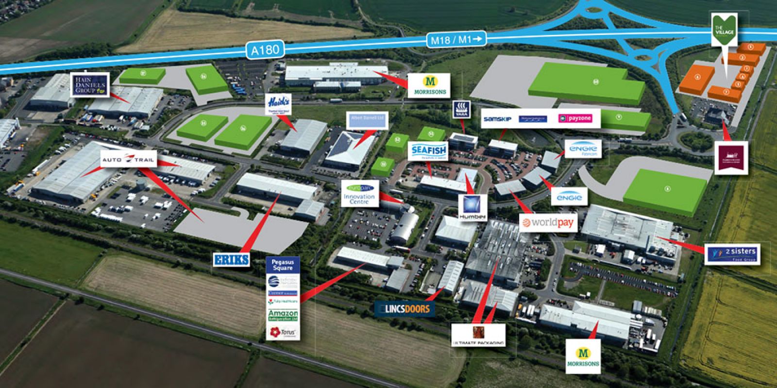 Europarc site map